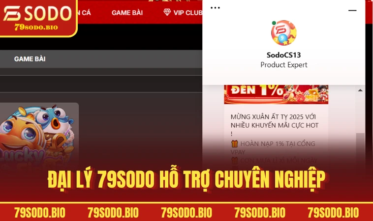 Đại lý 79SODO hỗ trợ chuyên nghiệp