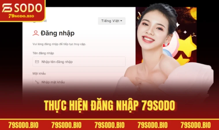 Thực hiện đăng nhập 79SODO